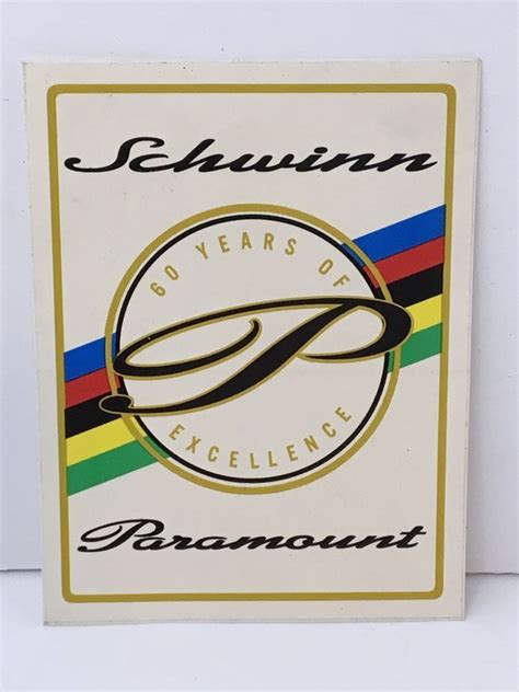 schwinn stickers|schwinn paramount decals.